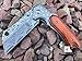 Buckshot Outdoor Hunting Survival Assisted Open Pocket Folding Cleaver Knife Razor Blade - Personalized Custom Name (Natural Wood)