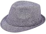 Men's Fedora Hat Wide Brim Classical Thick for Autumn Cap