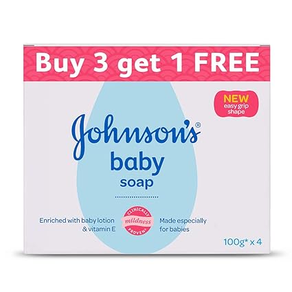 Johnson's Baby Soap 100g (Buy 3 Get 1 Free)