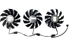 for GIGABYTE for Radeon RX6800 6800XT 6900XT for Gaming OC Graphics Card Fan PLA09215S12H(Set of Three Fans)