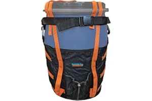 Darrell's Barrels 60L Orange Adjustable Canoe Barrel Harness