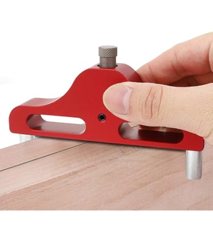 Center Marking Gauge Tool - Stainless Steel Woodworking Precision Tool Kit