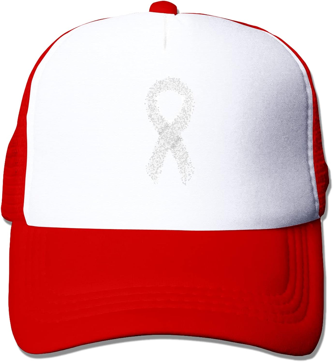 IOIO Lung Cancers Awareness Trucker Hat Mesh Cap Red at Amazon Men’s