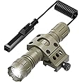 Feyachi Tactical Flashlight 1200 Lumens, with Offset Mount & Pressure Switch, 200m Beam, 4H Runtime, Rainproof and Shockproof