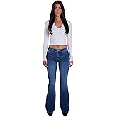 YMI Women´s Wannabettabutt High Rise Super Flare Denim Jeans