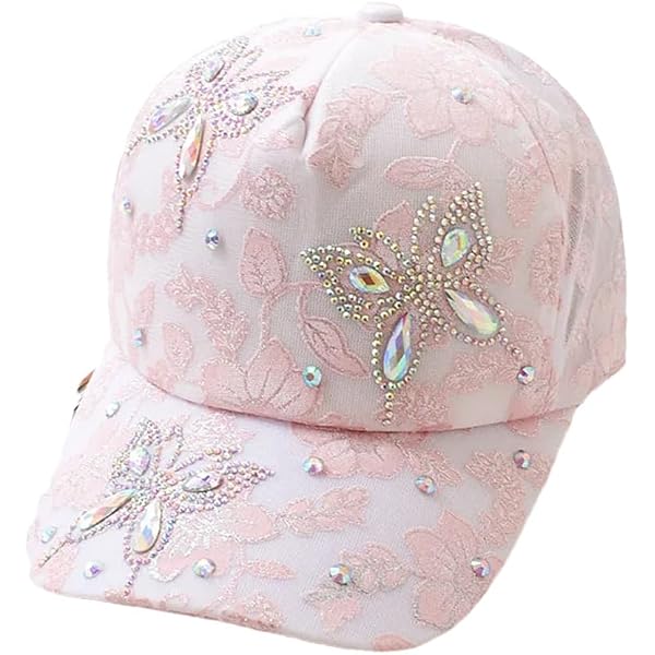 Women Bling Baseball Cap Rhinestone Sequin Sun Visor Hat  display picture 2