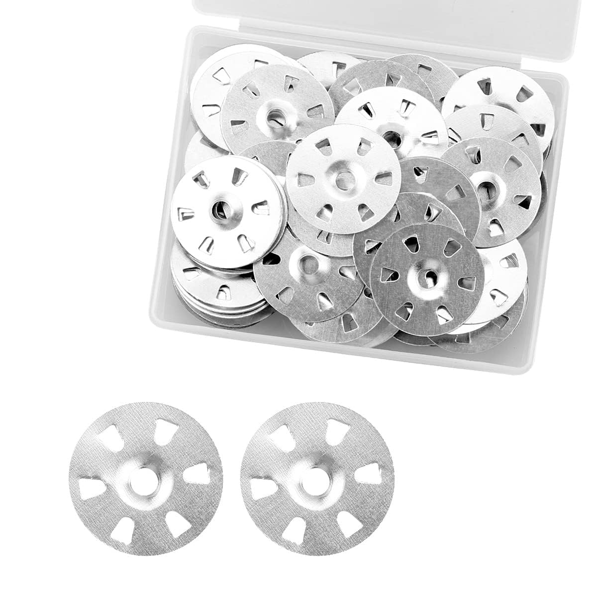 100PCS 35MM Diameter Easy Fix Washers Jagowa Tile Backer Board Washers For Insulation Thermoboard Backer Boards
