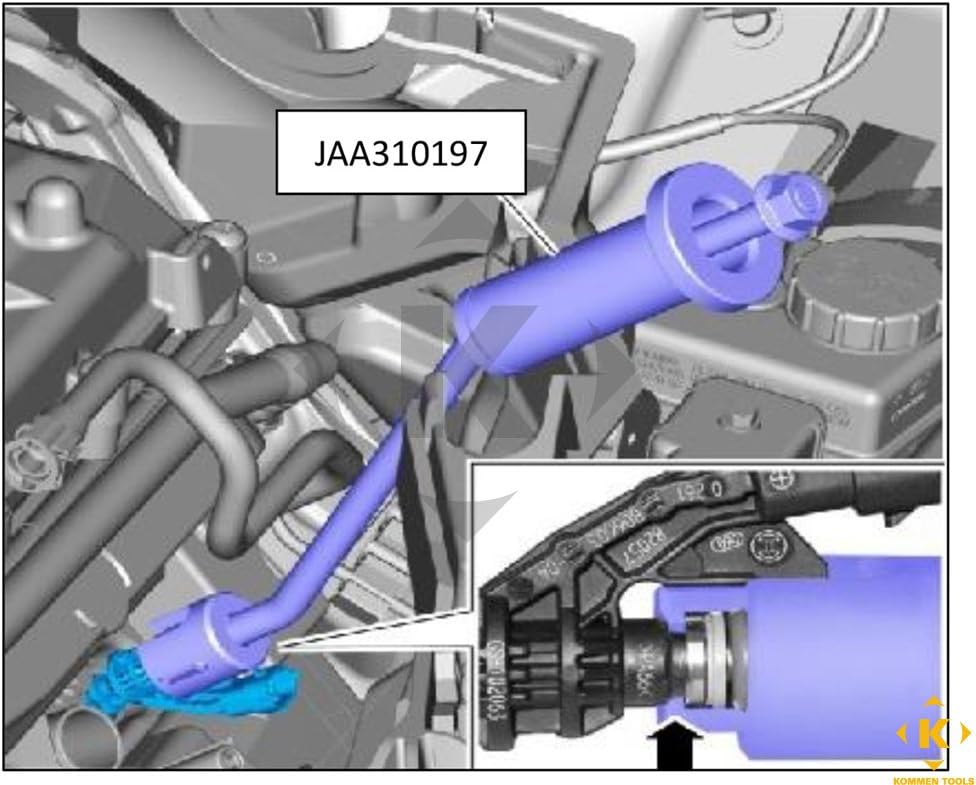 Amazon Com Fuel Injector Remover For Jaguar And Land Rover 5 0 Liter Engine Everything Else