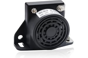 KERWINN Backup Alarm for Trucks 12V-48V 107±3DB,Waterproof Reversing Truck Backup Alarm with Super Loud Beeper Tone for Commercial Trucks Industrial Heavy Construction Vehicles