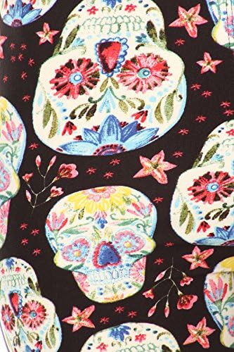 iZZYZX Women's Popular Skulls Characters Printed Leggings for Regular Plus (Women 2~20) - Animal Birds Holidays Christmas