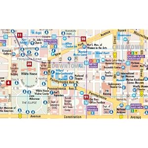 Laminated Washington D.C. Map by Borch (English Edition)