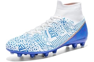 YIDUM Mens Soccer Cleats Outdoor Lightweight High-Top Training Boots Ground Athletic Football Boots Soccer Shoes for Men/Women