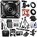 Nikon KeyMission 360 Wi-Fi Shock & Waterproof 4K Video Action Camera Camcorder + Action Mounts + 64GB + Battery + Case + 6000mAh Grip + Selfie Stick + Tripod Kit