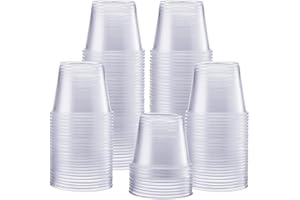 GUSTO Comfy Package [5.5 oz. - 250 Count Clear Disposable Plastic Portion Cups (No Lids), Souffle Cups, Jello Shot Cups, and Sauce Cups For Portion Control, Salad Dressing and More