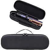 BUBM Travel Case for Airstrait Straightener/Corrale Styler Straightener,Airstrait HT01 Accessories Tools Hard Case, Waterproof Storage Bag - Black
