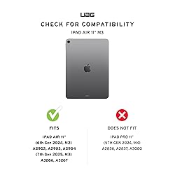 URBAN ARMOR GEAR UAG Designed for iPad Air 11" Case