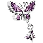 Chili Jewelry Sparkling Butterfly Charm Beads Compatible With Pandora Charms Bracelets