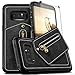 Samsung Galaxy Note 8 Case, Zizo Nebula Wallet Case w/[Curved Full Glass Screen Protector] Zipper Pouch-Slim Folio w/Card Slots and Magnetic Closure