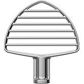 KitchenAid KSMPB7SSC Stainless Steel Pastry Beater Attachment for Commercial 8-Quart Bowl-Lift Stand Mixers (KSM8990 & KSMC89