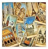 Melissa & Doug 1,000-Piece Postcards from Europe Famous Landmarks Jigsaw Puzzle (2 x 2 feet)