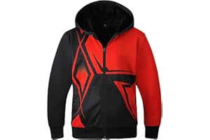 JACKETOWN Boys Zip Up Hoodies Kids Fleece Jacket Long Sleeve Sherpa Lined Sweatshirt Warm Winter Coats Outwear 6-15 Years