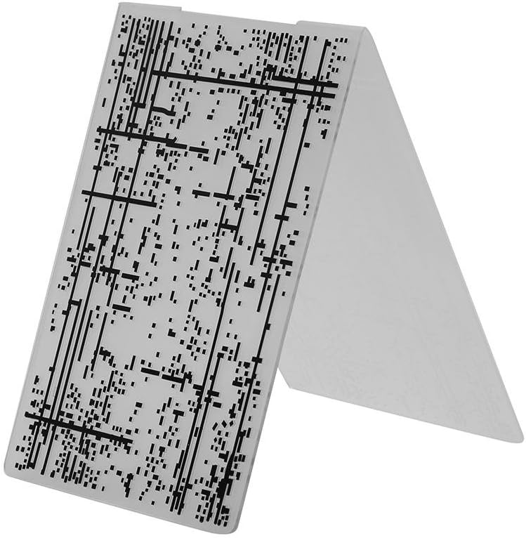 akaddy1pc Plastic Embossing Folder Template for Scrapbooking DIY Photo Album Card