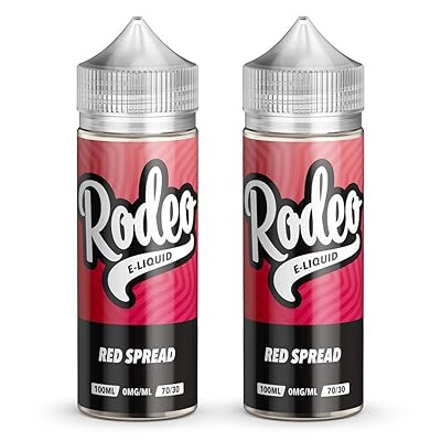 Twin Pack - 2 x 100ml Red Spread E Liquid 7030 Vape Togo | Ubuy