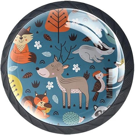 Gabinete Tiradores coloridos Tiradores de muebles Tiradores de cajón (4