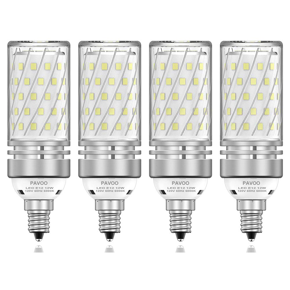 E12 LED light bulbs, 12W Candelabra 100 Watt Equivalent, 1200LM, 6000K Day eBay