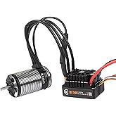 XC E3665 & E10 Sensored Brushless Motor and ESC Combo for RC Car,2-3S Lipo,IP67 Water Proof,Applicable to: 1/10 Short Course,Trucks,Monster