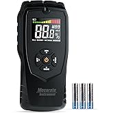Pinless Moisture Meter, Moisture Detector for Walls, Caravan, Wood and Building Material, 4 Mode 9 Density Settings, Non-Dest