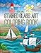STAINED GLASS ART Coloring Book: For Teenagers & Adults - Relaxing Nature Scenes For Grown ups by Rachel Mintz