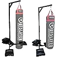 Outslayer Heavy Duty Punching Bag Stand - 7.8ft / 6.8ft Heavy Bags up to 350lbs - Made in USA - Filled or Unfilled Sandbags - Easy Assembly