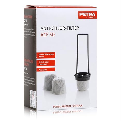 Petra Electric Chlor-Filter mit Aktivkohle und Filterbügel, ACF 30
