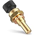 getfay Pack-1 Automotive Engine Cooling Water Temperature Sensor, 2 Pin Standard Replacement Parts 15404280 12191170 60811520 12608814, ECT Temperature Sensors, Compatible with Delphi (Gold)