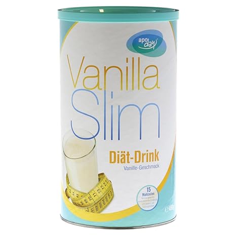 Apoday Vanilla Slim Pulver Dose, 450 g