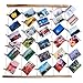 Wood Picture Photo Frame Wall Decor 26×29 inch 30 Clips Ajustable Twines Artworks Prints Multi Pictures Organizer Hanging Display Frames