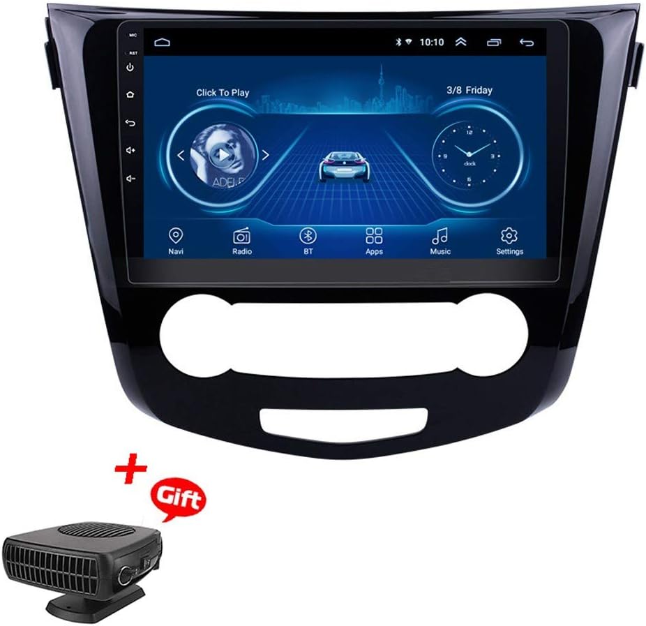 HWENJ Car GPS Navigation System 10.1 Inch Android 8.1 Radio for Nissan Qashqai X-Trail 2014 Head Unit with TV Mirror Link USB, Vehicle GPS Navigation for Car, Car Systems, Sat Nav