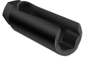 BLACKROBOT 3/8" Drive x 7/8" (22mm) Oxygen Sensor Socket CR-V Steel with Side Wire Cutout, O2 Sensor Remover and Installation, Tool for Vehicles, Car Repair Accessories