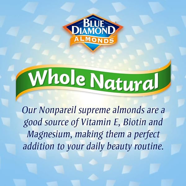 BLUE DIAMOND ALMONDS WHOLE NATURAL RAW SNACK NUTS, 40 OZ RESEALABLE BAG (PACK OF 1)