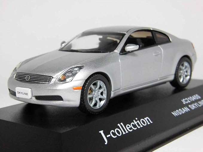 Amazon Jコレ 143 日産 スカイライン 350gt 2ドア クーペ V35 シルバー Nissan Skyline Coupe ミニカー ダイキャストカー ホビー