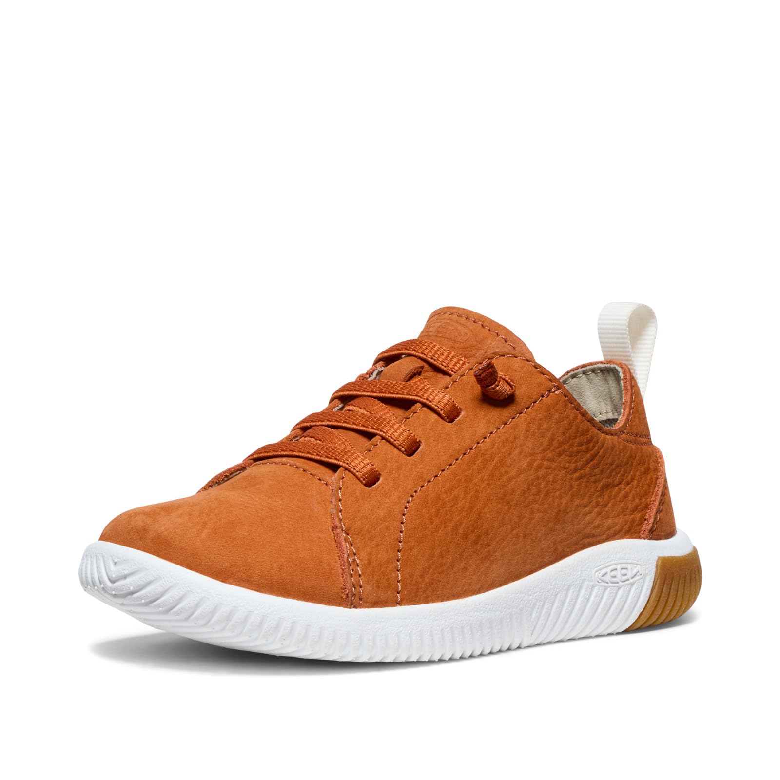 KEEN Unisex-Child KNX Lace Up Lightweight Barefoot Feel Sneakers, Gold Flame/Star White, 13