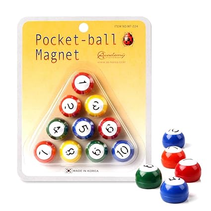 Pocket-Ball - Pinzas de presión para nevera, diseño sensacional y ...