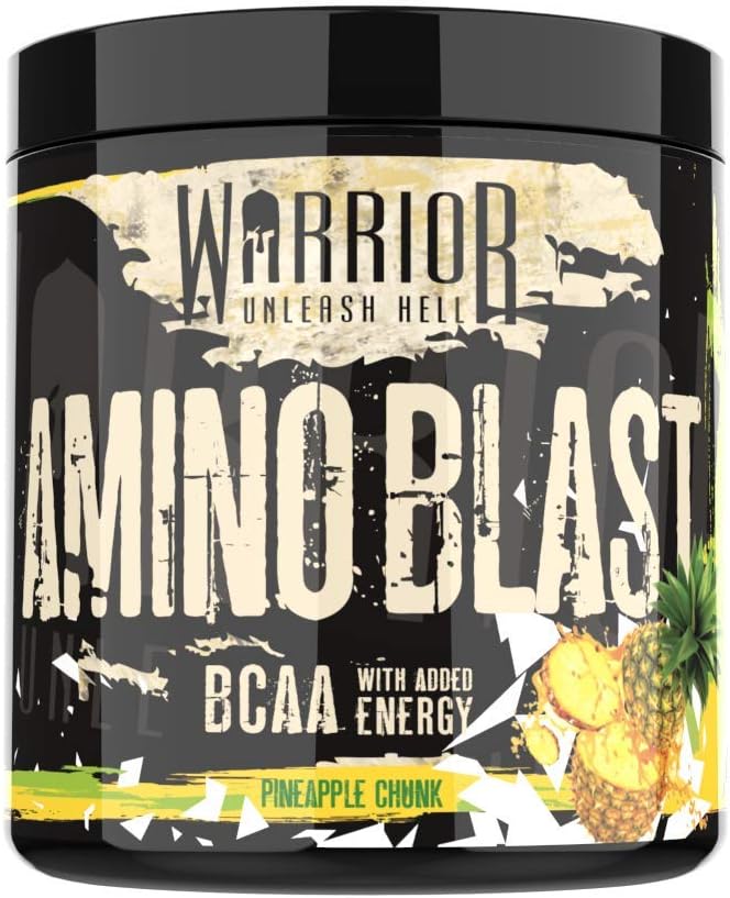 Warrior Amino Blast BCAA Powder 270g, Fruit Salad Flavour, BCAA Supplement for Muscle Recovery Energy, Endurance, Hydration