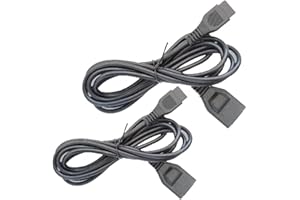 Retro Game Console Controller Extension Cable Compatible For Retro Game Systems, Sega Genesis, 6 Feet 18M (Two Cables)