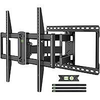 USX MOUNT Full Motion TV Wall Mount for Large TVs - Easy Installation TV Mount for 37-90 Inch TVs up to 150 Lbs, Smooth Swive