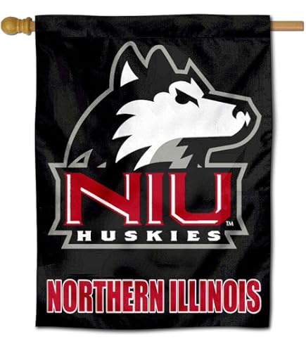 Northeastern University Gartenflagge – Huskies Design, Doppelseitig, 100% Polyester
