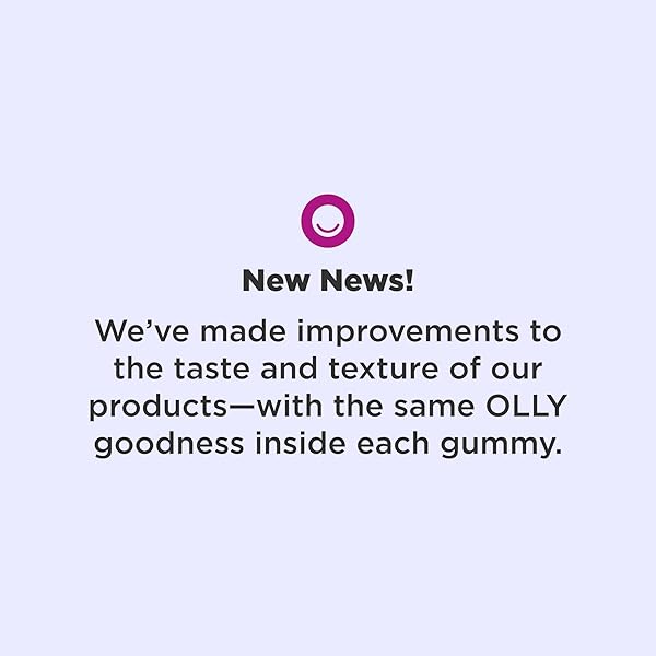 OLLY SLEEP GUMMY, 3 MG MELATONIN, L-THEANINE, CHAMOMILE, AND LEMON BALM EXTRACTS, BLACKBERRY FLAVOR, 60 DAY SUPPLY – 120 COUNT