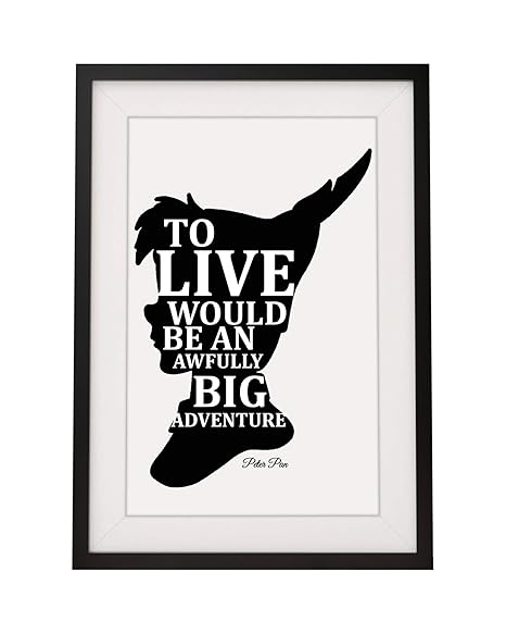 Peter Pan A4 Print Home Decor Little Boys Bedroom Home Decor