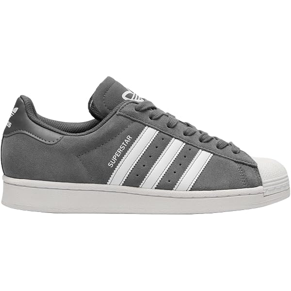 Amazon.com: ADIDAS Originals Superstar - Tenis de gamuza para hombre, color  gris cuatro/FTW blanco/gris cinco, talla 9 M de EE. UU, Gris Cuatro/Ftw  Blanco/Gris Cinco, 9 : Ropa, Zapatos y Joyera